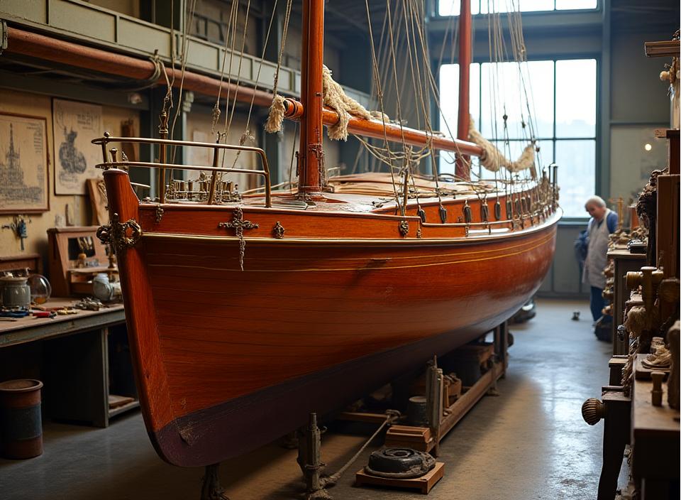 Restauration yacht historique